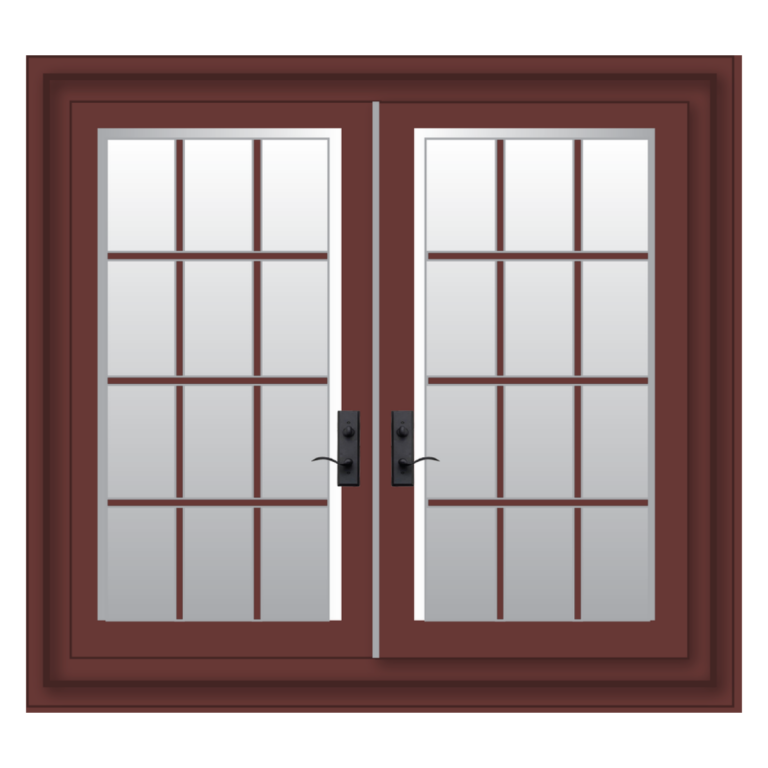 A Colorado front entry door with french pane windows